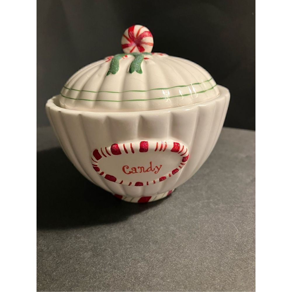 White Barn Small Holiday Candy Dish